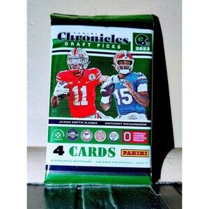 2023 Panini Chronicles NFL Draft Picks Pack - Factory Sealed, New - 4 Cards